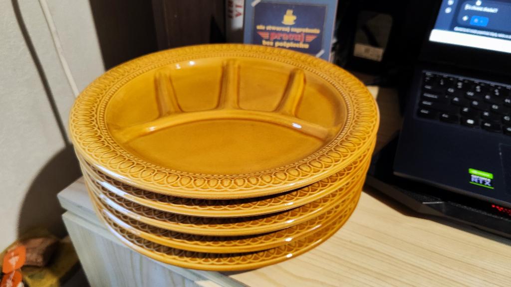 Vintage Italiaanse Besio & Figlio Fondueborden, Huis en Inrichting, Keuken | Servies, Verzenden, Aardewerk, Overige stijlen, Bord(en)