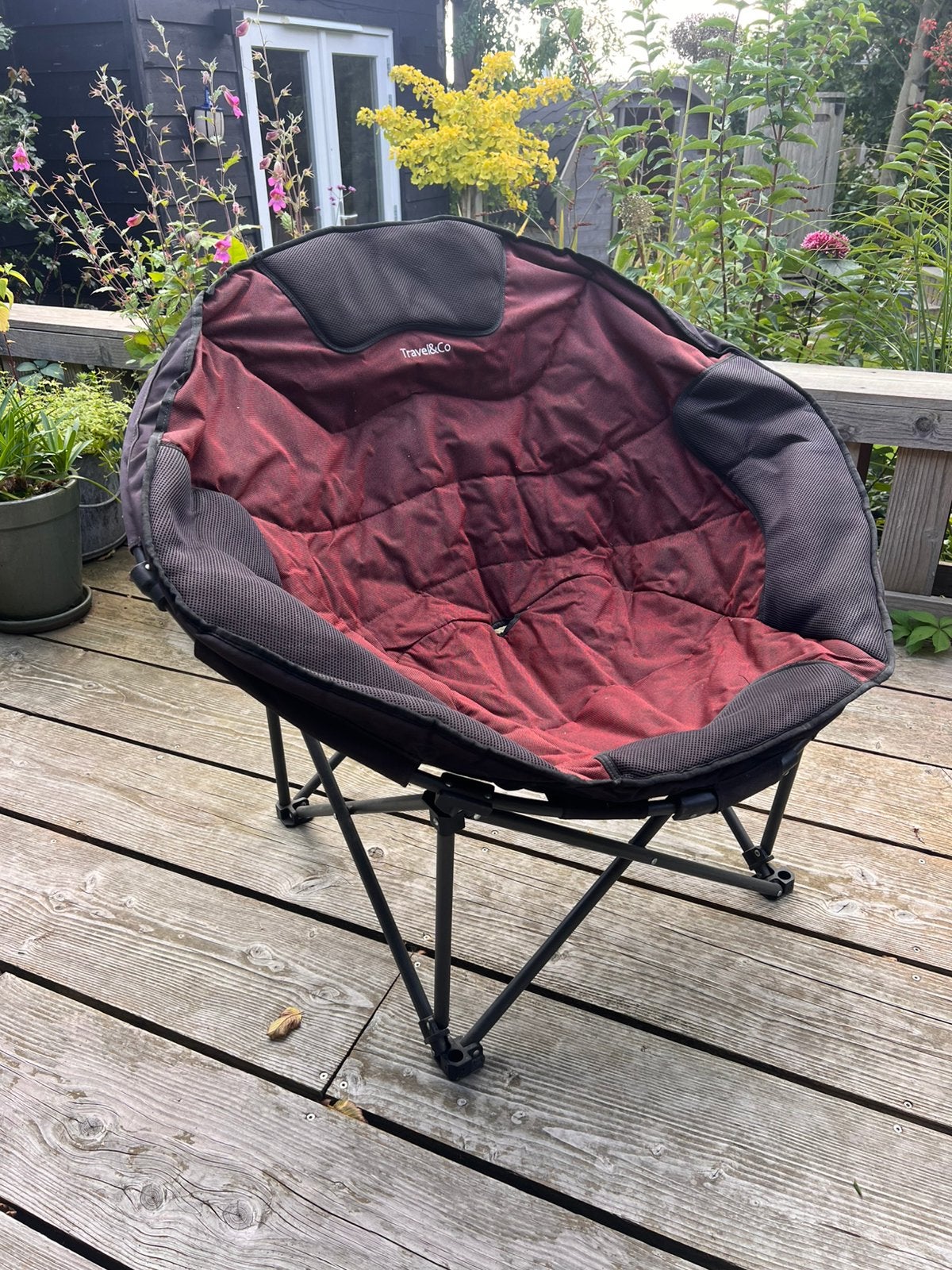 Opvouwbare luxe campingstoelen., Ophalen, Gebruikt, Campingstoel