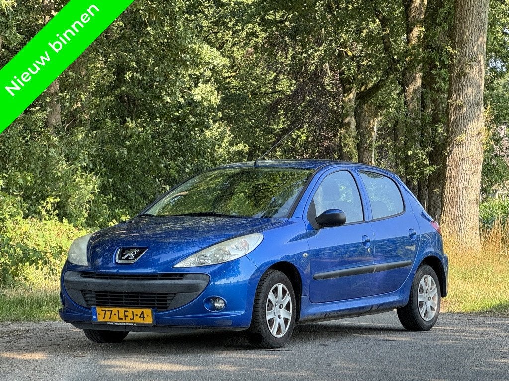 Peugeot 206+ 1.4 XS clima apk 10-27 (bj 2010), 206+, 31 €/maand, 4 cilinders, Blauw