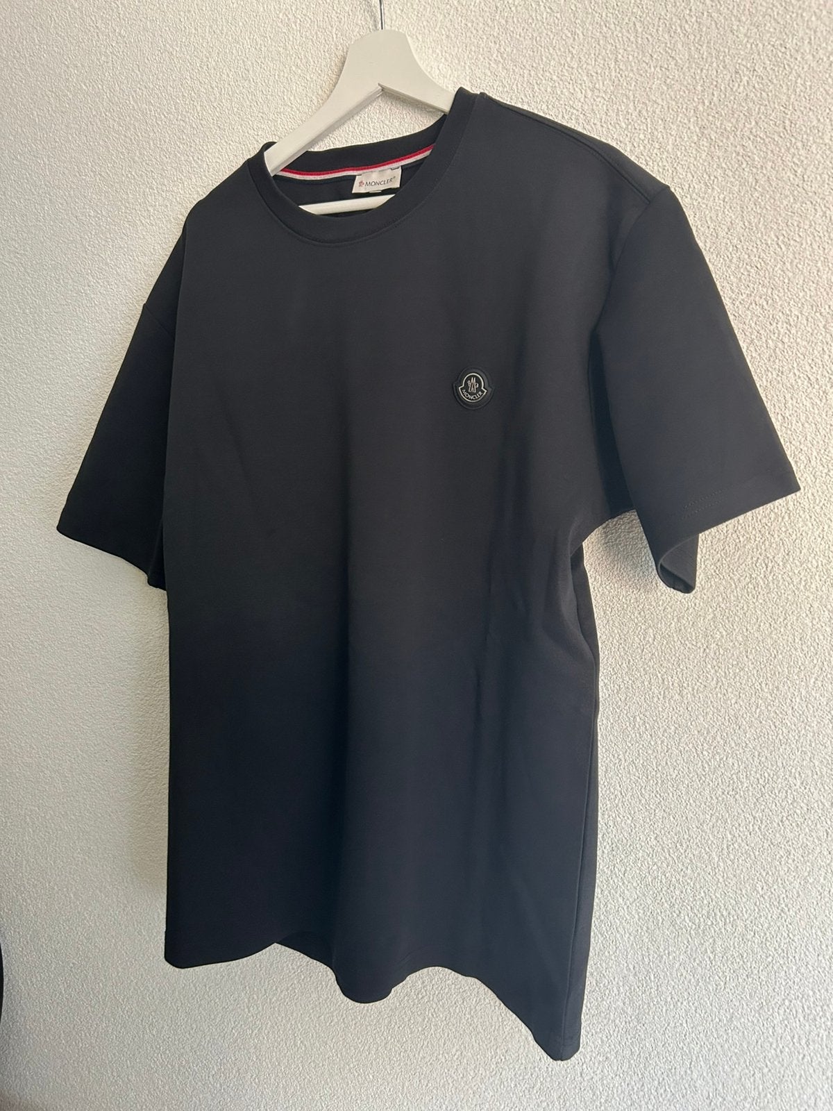 Moncler shirt, Verzenden, Gedragen, Maat 52/54 (L), Blauw