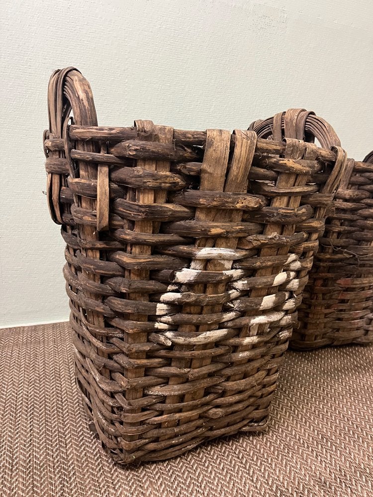 kerstboom mand (vintage druivenoogst mand), Huis en Inrichting, Niet ingevuld, Gebruikt, Mand, Ophalen of Verzenden