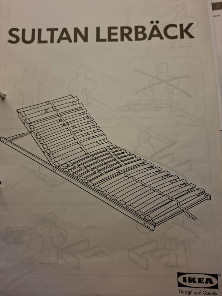 Ikea Sultan lattenbodem, Ophalen, Eenpersoons, 90 cm