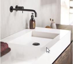 Mooie nieuwe Corian Designerwhite wastafel incl. 2x spoelbak, Ophalen, Nieuw, Wastafel