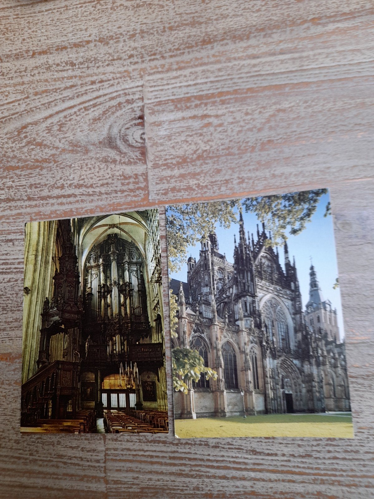 fotoansichtkaarten Kathedraal Basiliek van St.Jan den Bosch, Verzamelen, Ophalen of Verzenden, Zo goed als nieuw, Kaart of Prent