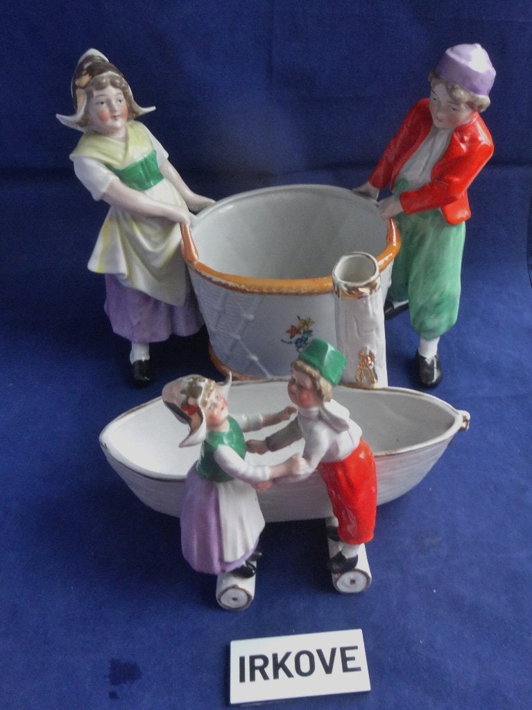 KLEURIGE LEUKE BLOEMPOTJES * Porselein *, Verzenden, Rond, Binnen, Aardewerk