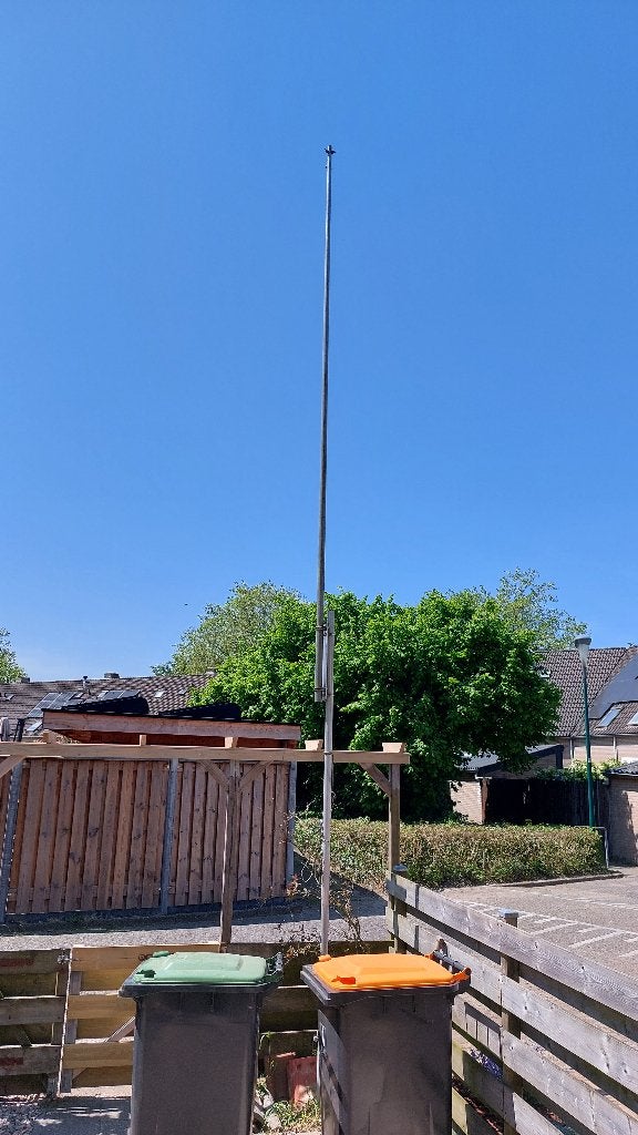 Glasfibermast 410 cm voor b.v. EndFed of HF dipool, Ophalen, Gebruikt, Mast