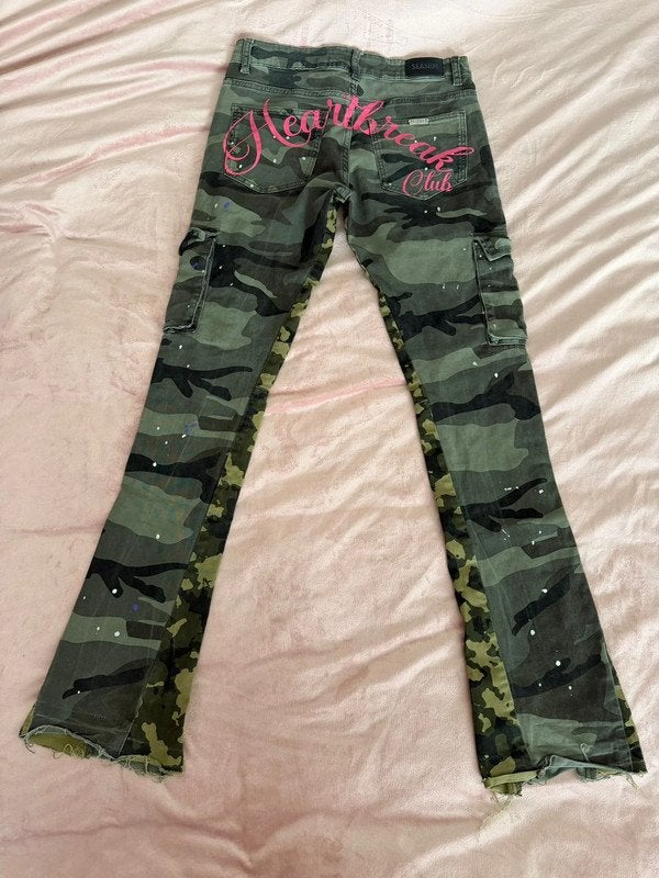 Seaside "Heartbreak Club" Cargo Broek - Maat 30, Seaside, Ophalen of Verzenden, Gedragen, Groen