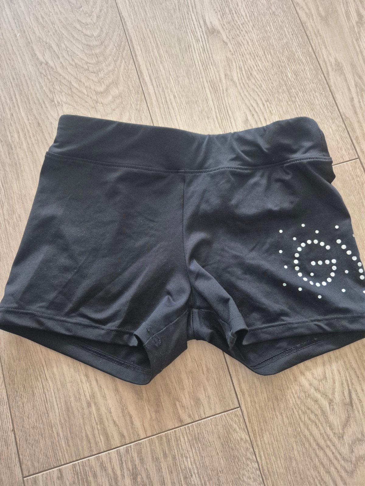 Zwart turnbroekje maat 134, Ophalen of Verzenden, Gebruikt, Meisje, Sport- of Zwemkleding