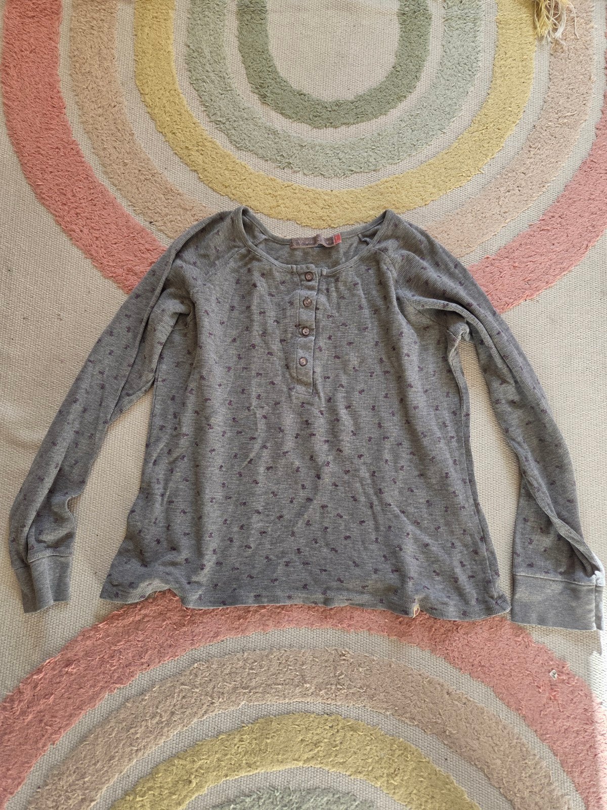 Grijs pyjama shirt van sweet heart in maat l, maar valt als, Sweethwarts, Ophalen, Gedragen, Maat 38/40 (M)