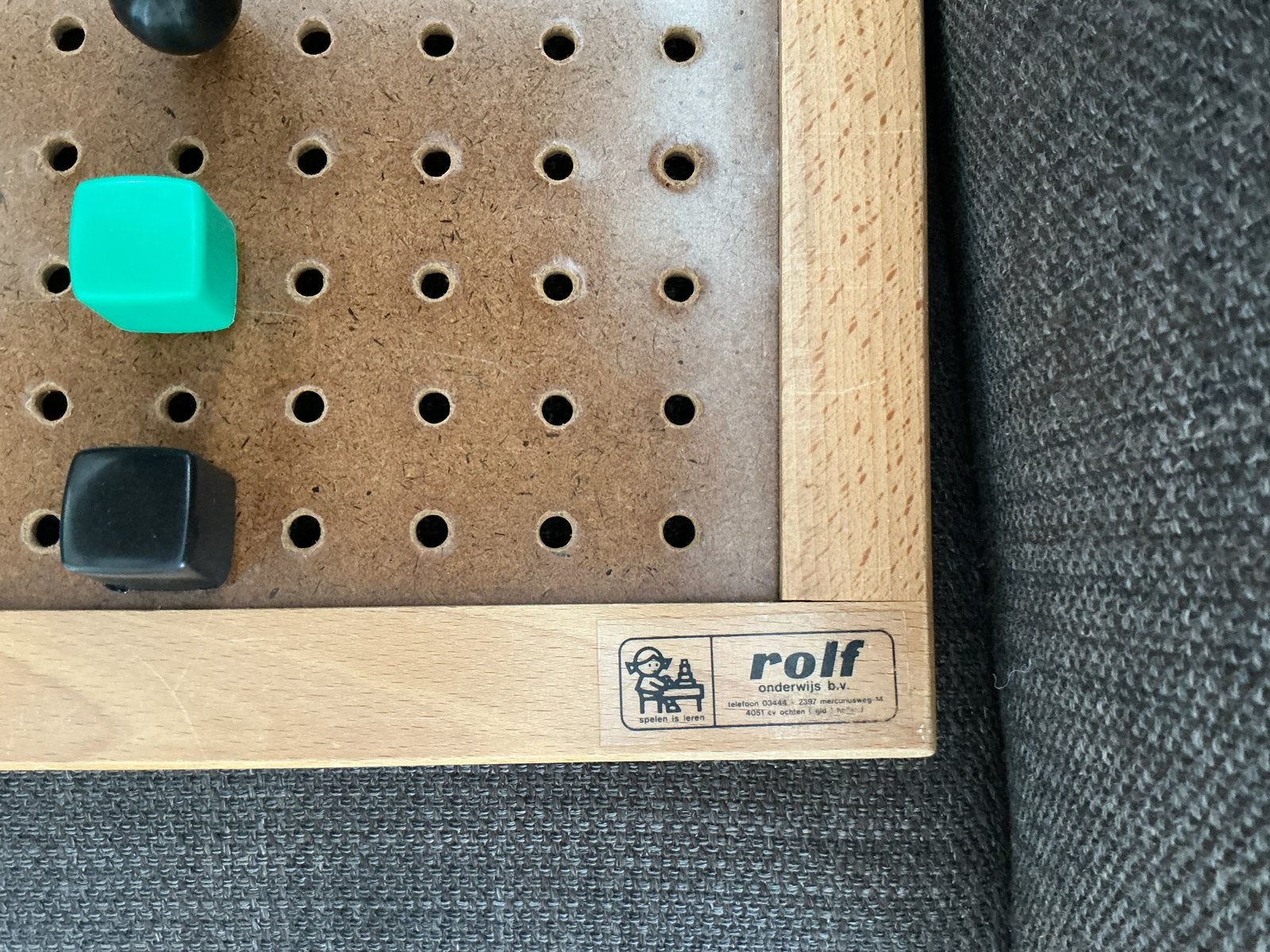 Rolf Onderwijs Steekplank met veel steekvormen, Kinderen en Baby's, Speelgoed | Educatief en Creatief, Ophalen of Verzenden, Gebruikt