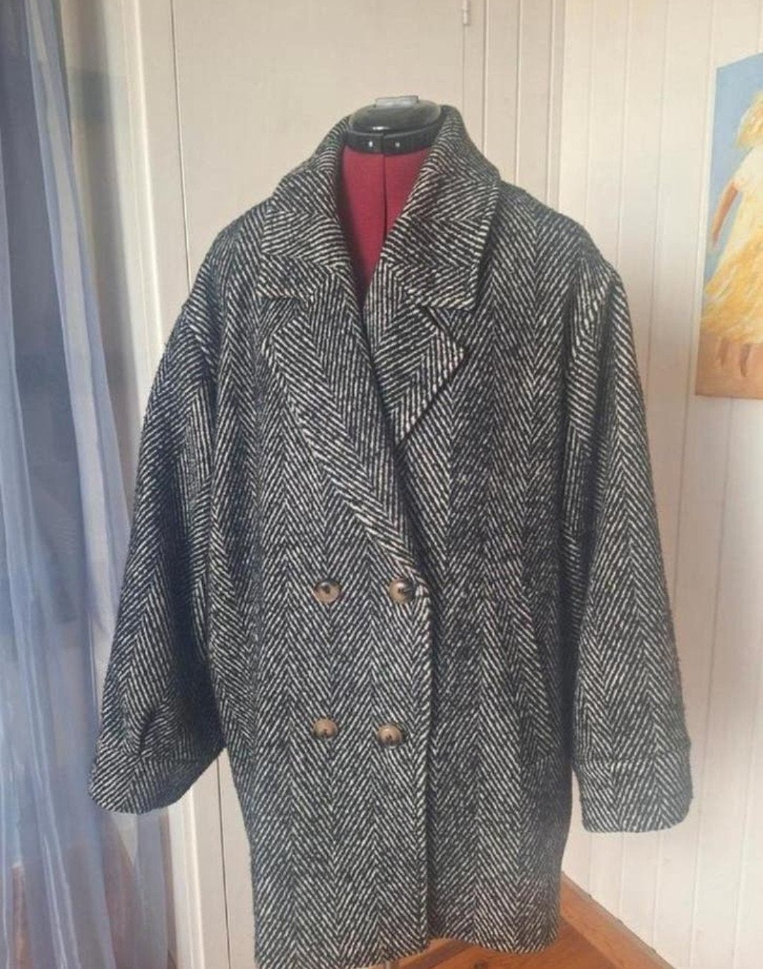 Nieuwe Summum wollen visgraat jas, valt als L/XL, Summum, Maat 46/48 (XL) of groter, Nieuw, Ophalen of Verzenden