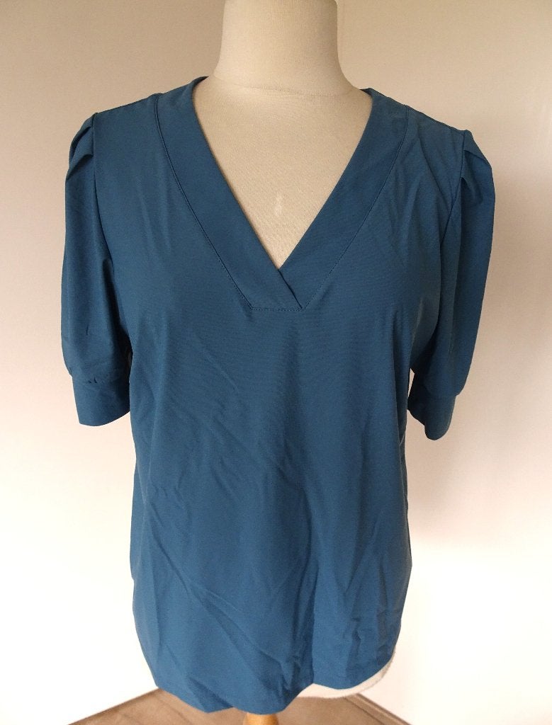 SHIRT VAN HUMAN NATURE MAAT M, Maat 38/40 (M), Blauw, Ophalen of Verzenden, Zo goed als nieuw
