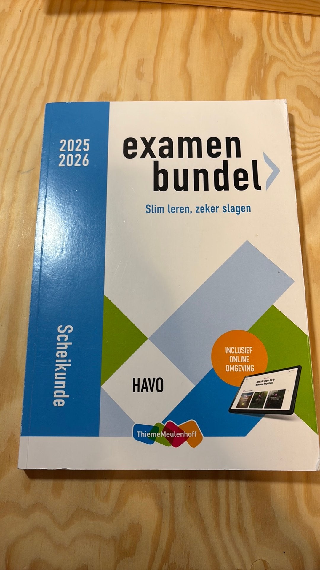 Examenbundel Scheikunde havo 2025/2026, Ophalen of Verzenden, Zo goed als nieuw
