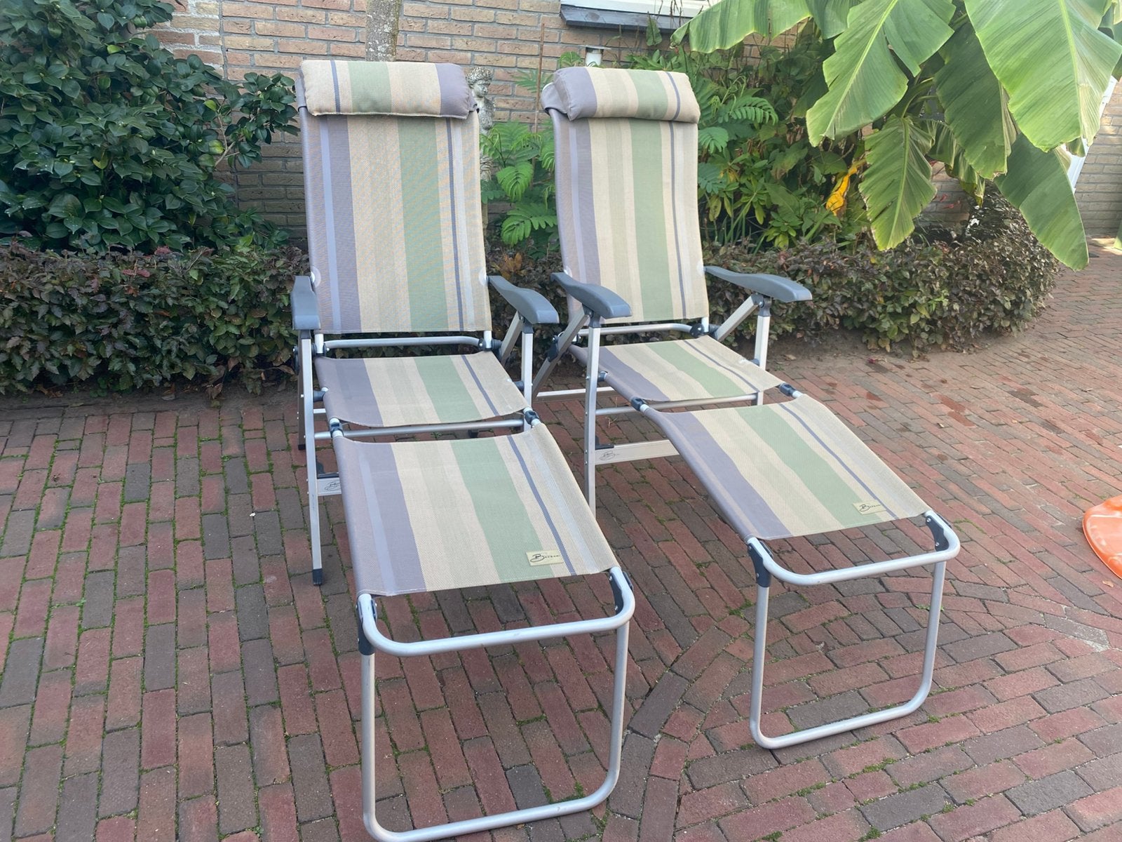 Camping stoelen Bardani, zie foto's, Caravans en Kamperen, Ophalen, Gebruikt, Campingstoel