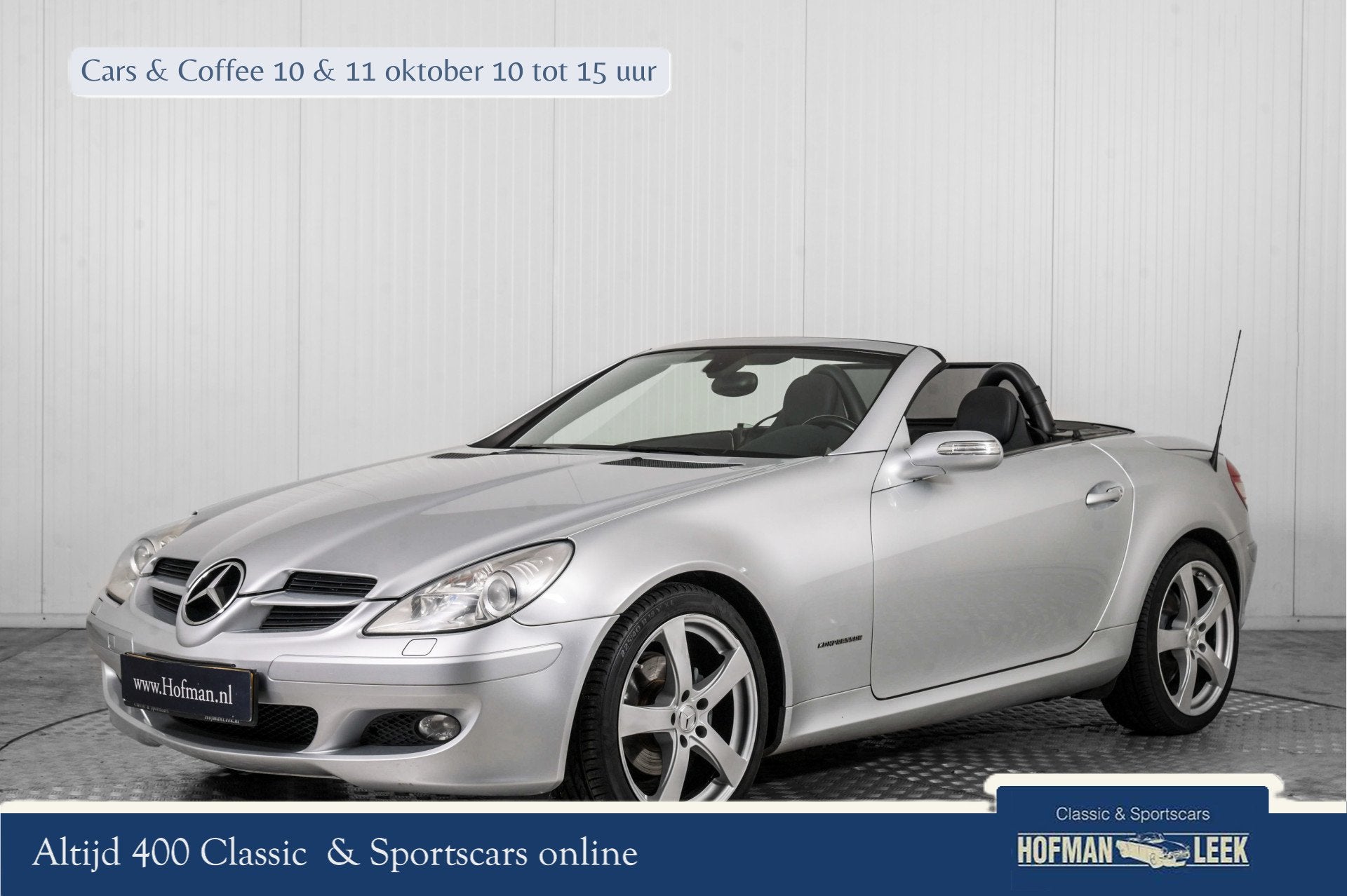 Mercedes-Benz SLK 200 K. (bj 2004), Auto's, Achterwielaandrijving, Gebruikt, 4 cilinders, Automatische klimaatregeling