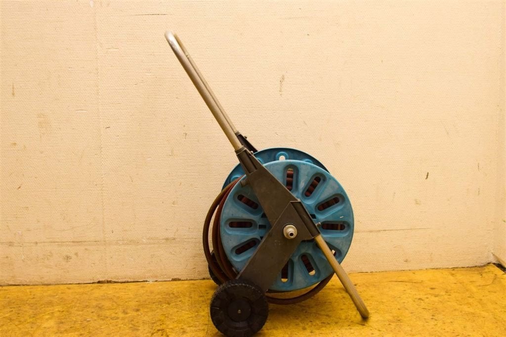 Slangenwagen met tuinslang 50267, Tuin en Terras, Ophalen of Verzenden, Gebruikt, Tuinslang