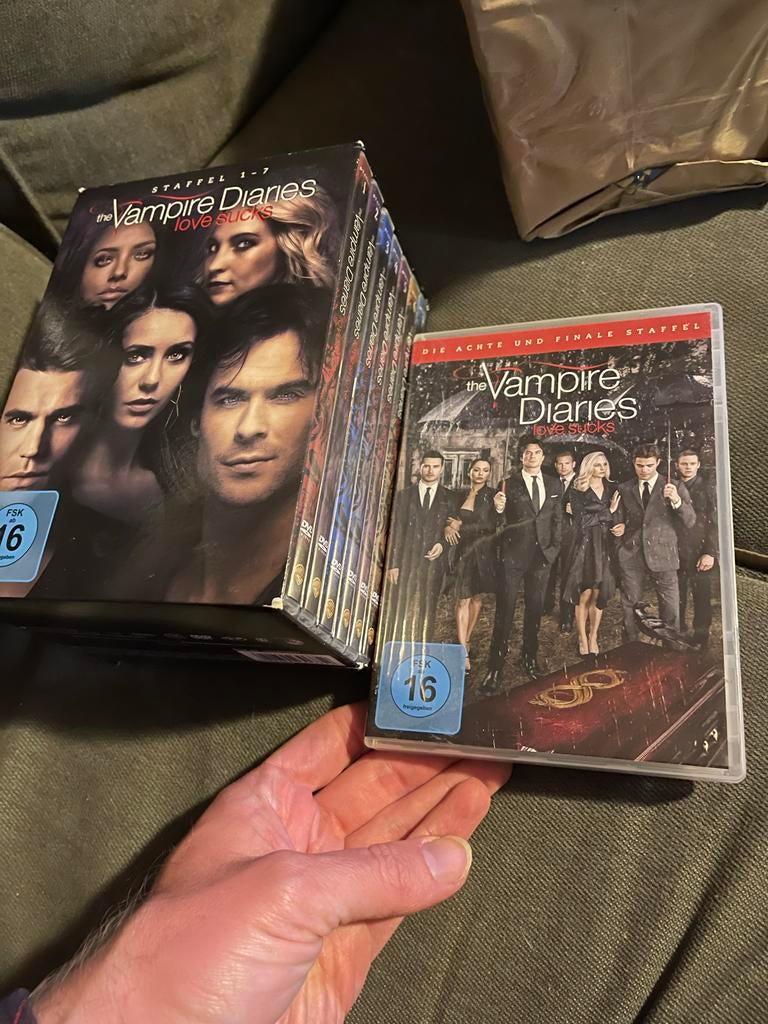The Vampire Diaries Complete Serie (Seizoen 1-8) DVD Boxset, Vanaf 16 jaar, Ophalen of Verzenden, Gebruikt, Drama