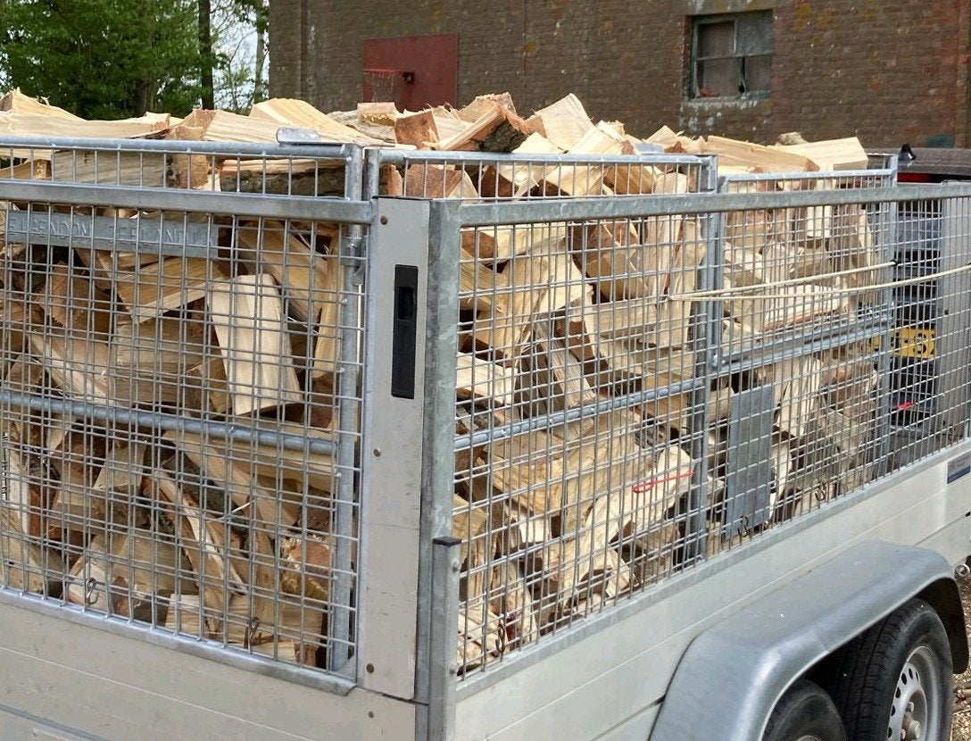 openhaardhout te koop aangeboden!!, Tuin en Terras, 6 m³ of meer, Ophalen, Overige houtsoorten, Blokken