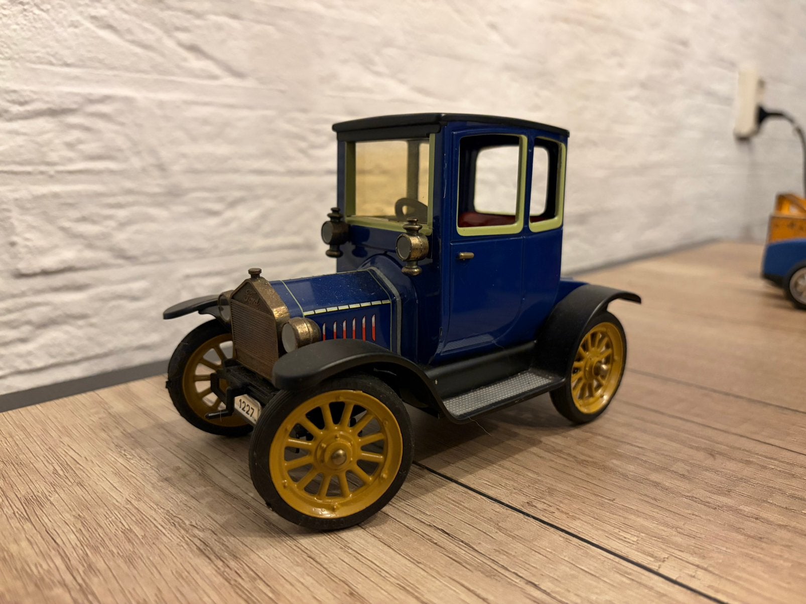 Schuco 1227 Ford Coupe T 1917 Blauw, Ophalen of Verzenden