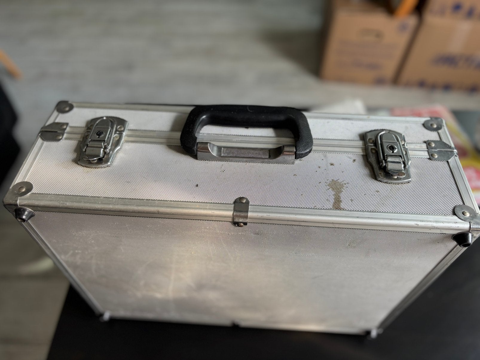 Stevige aluminium koffer - ideaal voor EHBO of gereedschap, Ophalen of Verzenden, Gebruikt