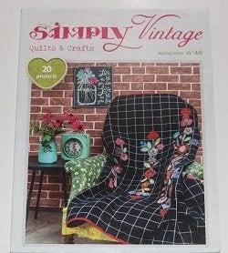 Simply Vintage  Quilts & Crafts  132126, Boeken, Ophalen of Verzenden, Zo goed als nieuw, Borduren en Naaien