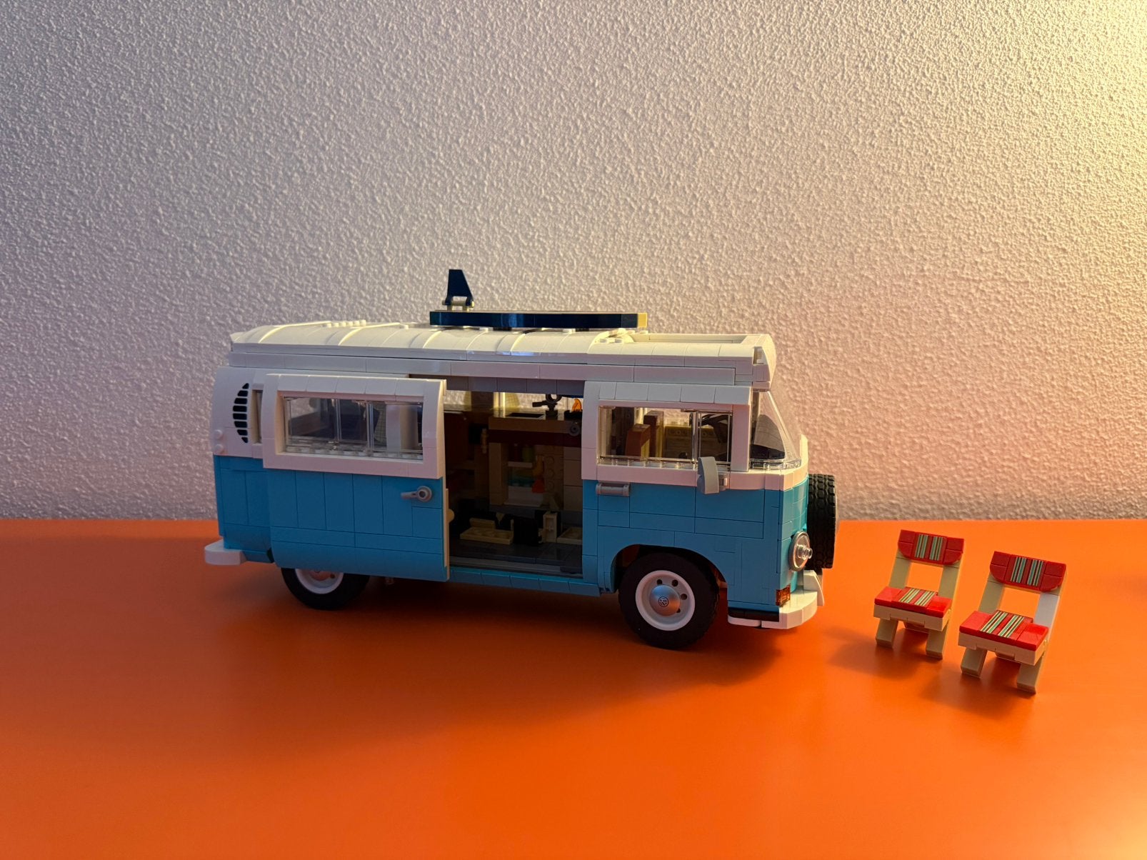 Lego 10279 T2 camper, Ophalen, Gebruikt, Lego, Compleet