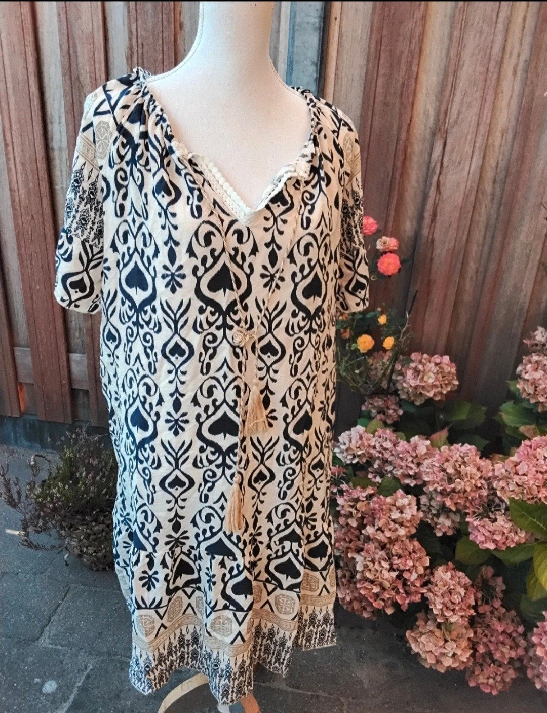 Boho jurkje 1 maat, Ophalen of Verzenden
