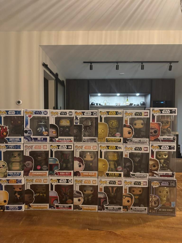 Grote collectie Funko Pop! Star Wars figuren, Ophalen of Verzenden, Zo goed als nieuw