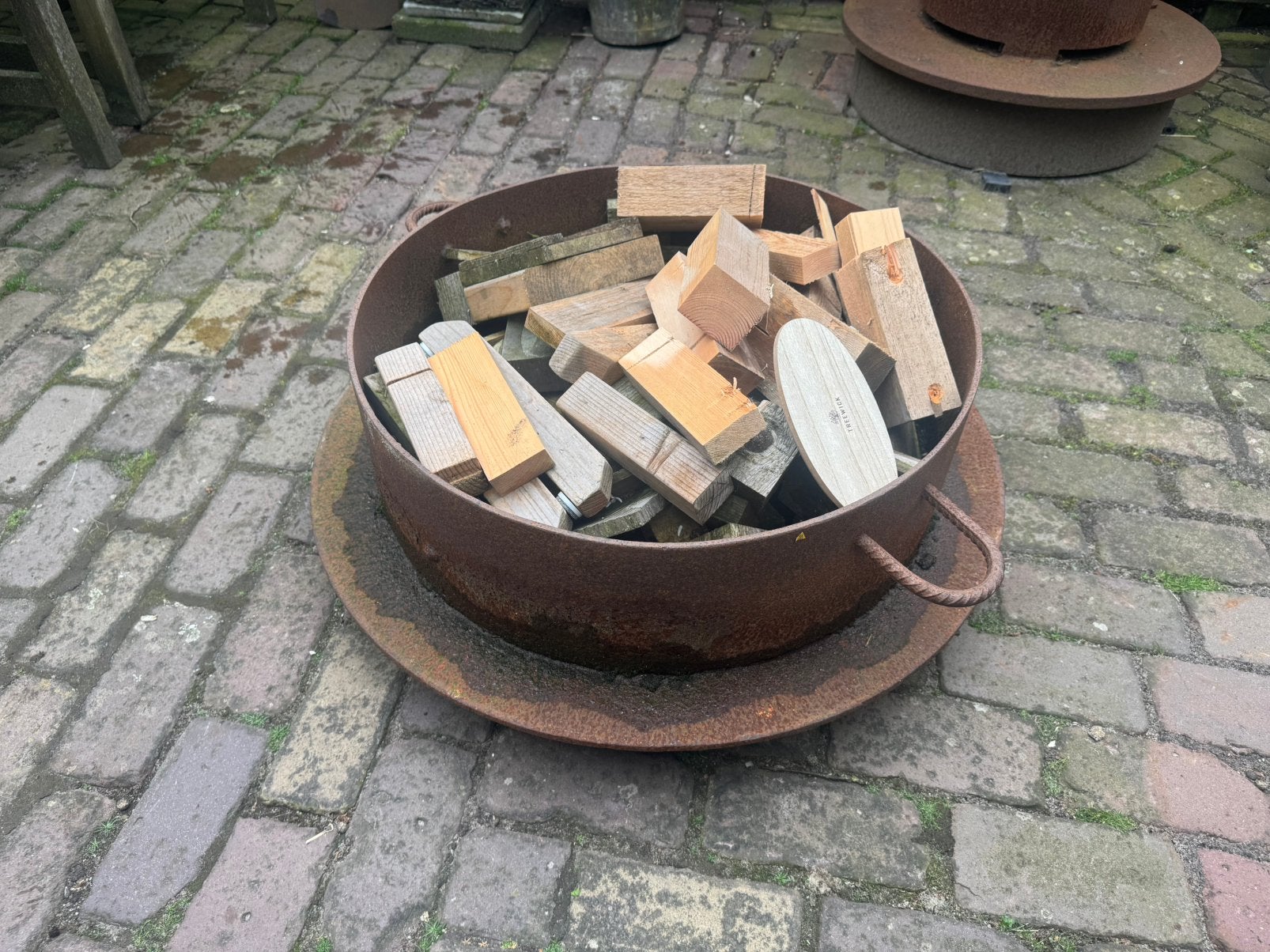 Vuurschaal 60 cm, Ophalen, Gebruikt