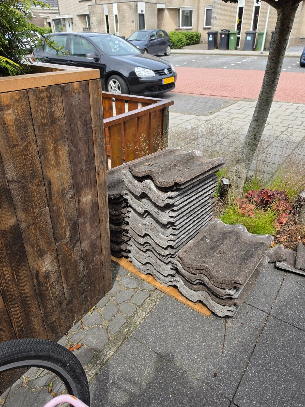 Gebruikte dakpannen - Steen of Klei, Doe-het-zelf en Verbouw, Ophalen