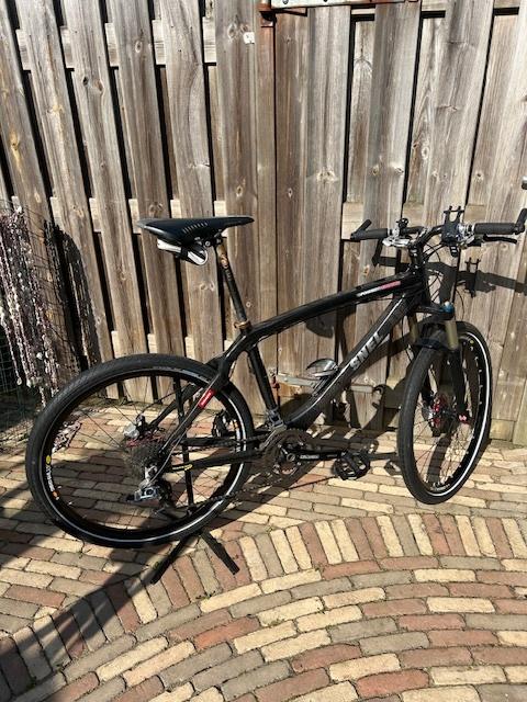 MTB SNEL Full Carbon 26” inch (voor de 1e bieder van > €250), Fietsen en Brommers, Gebruikt, Hardtail, Heren, 45 tot 49 cm