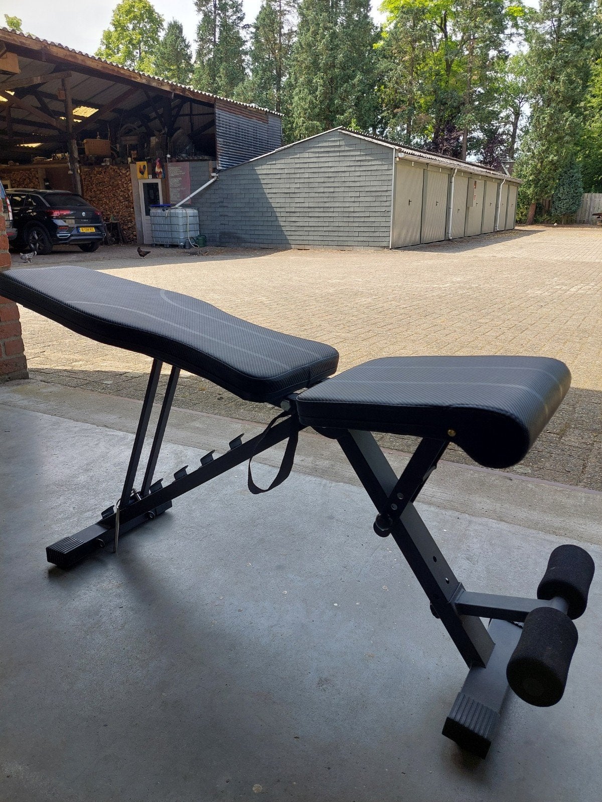 Verstelbare fitnessbank - Ideaal voor thuisgym, Ophalen