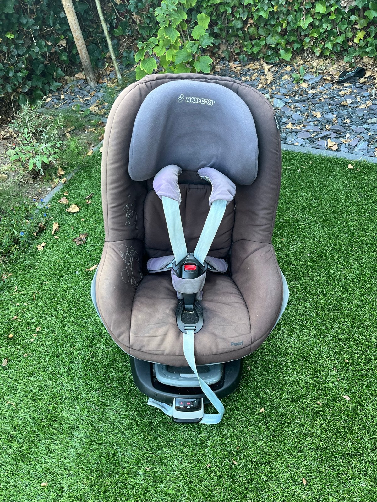 Maxi Cosi Pearl autostoel met FamilyFix base, Ophalen, Gebruikt, 9 t/m 18 kg, Verstelbare rugleuning