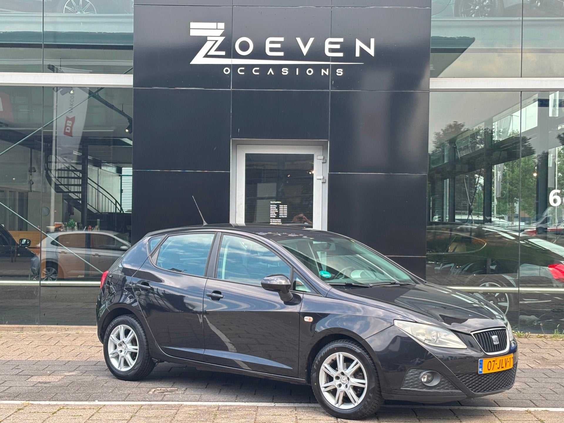 Seat Ibiza 1.4 Style, Auto's, Voorwielaandrijving, Zwart, 4 cilinders, Verwarmde buitenspiegels