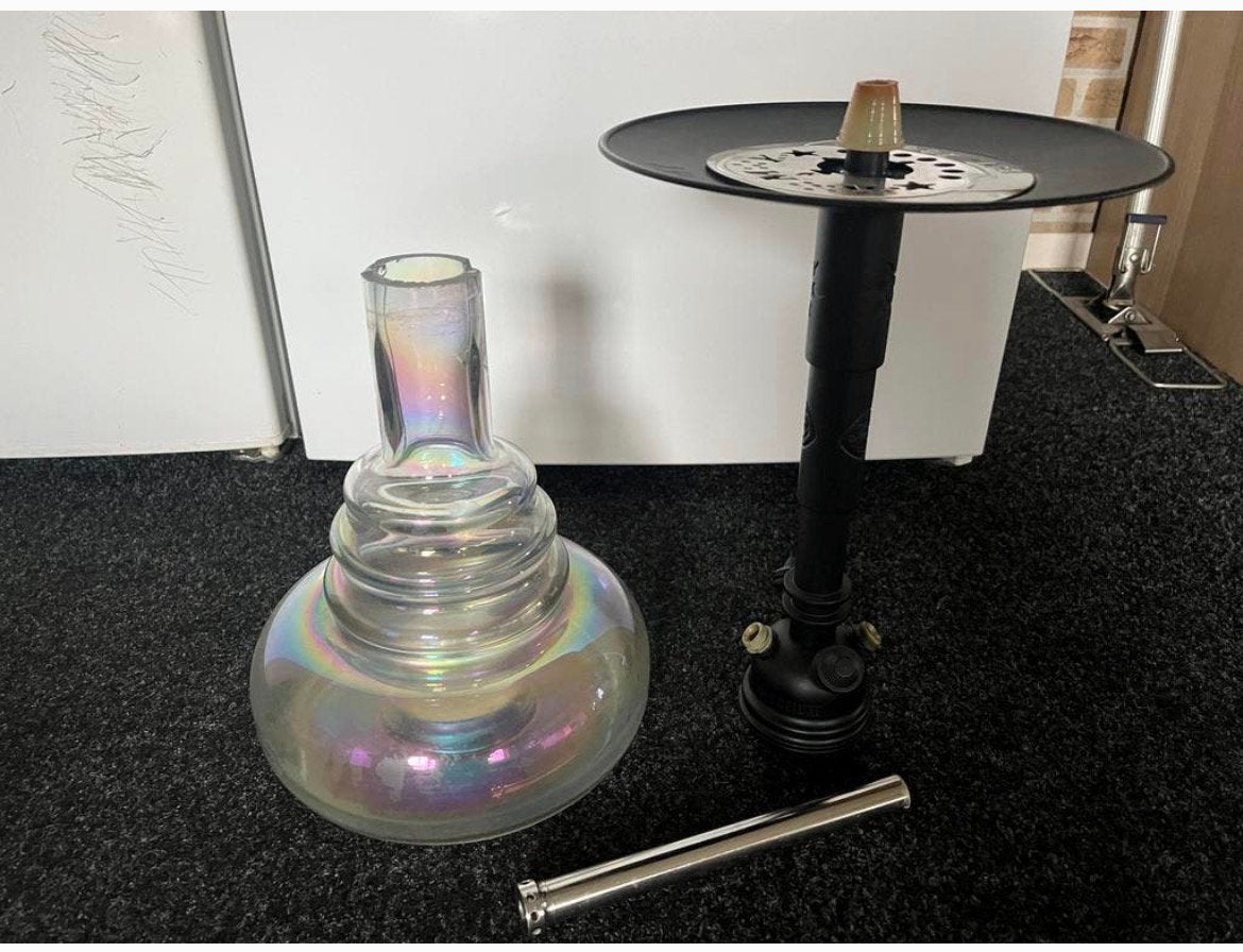 Amy de Luxe Waterpijp big cloud transparant, Ophalen, Zo goed als nieuw, (Water)pijp