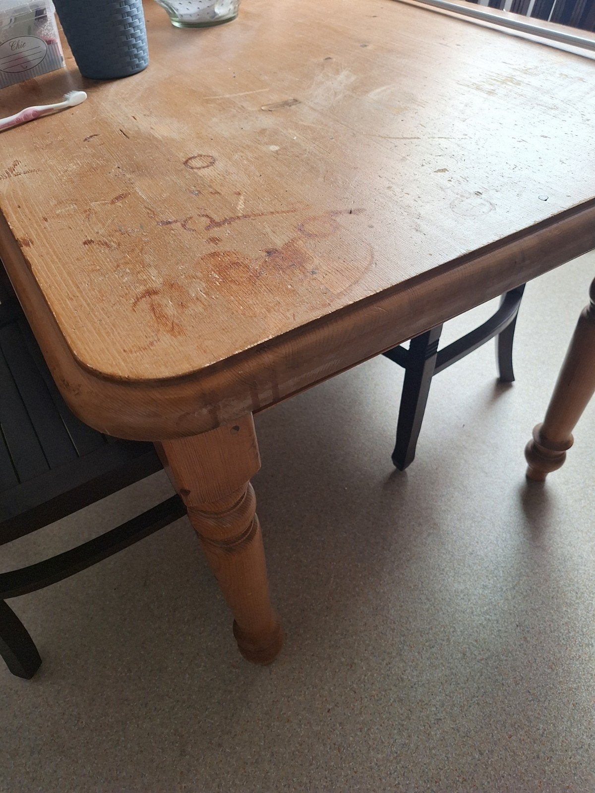 eettafel, Ophalen
