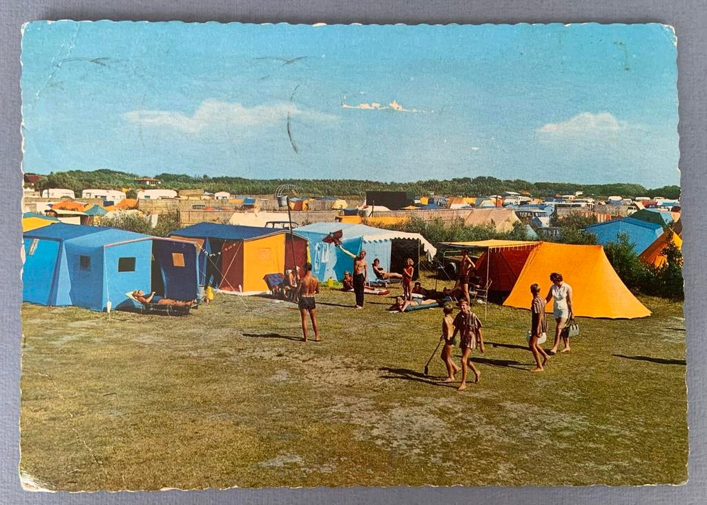 Camping Schouwen Renesse 1966, Verzenden, 1960 tot 1980, Gelopen, Zeeland
