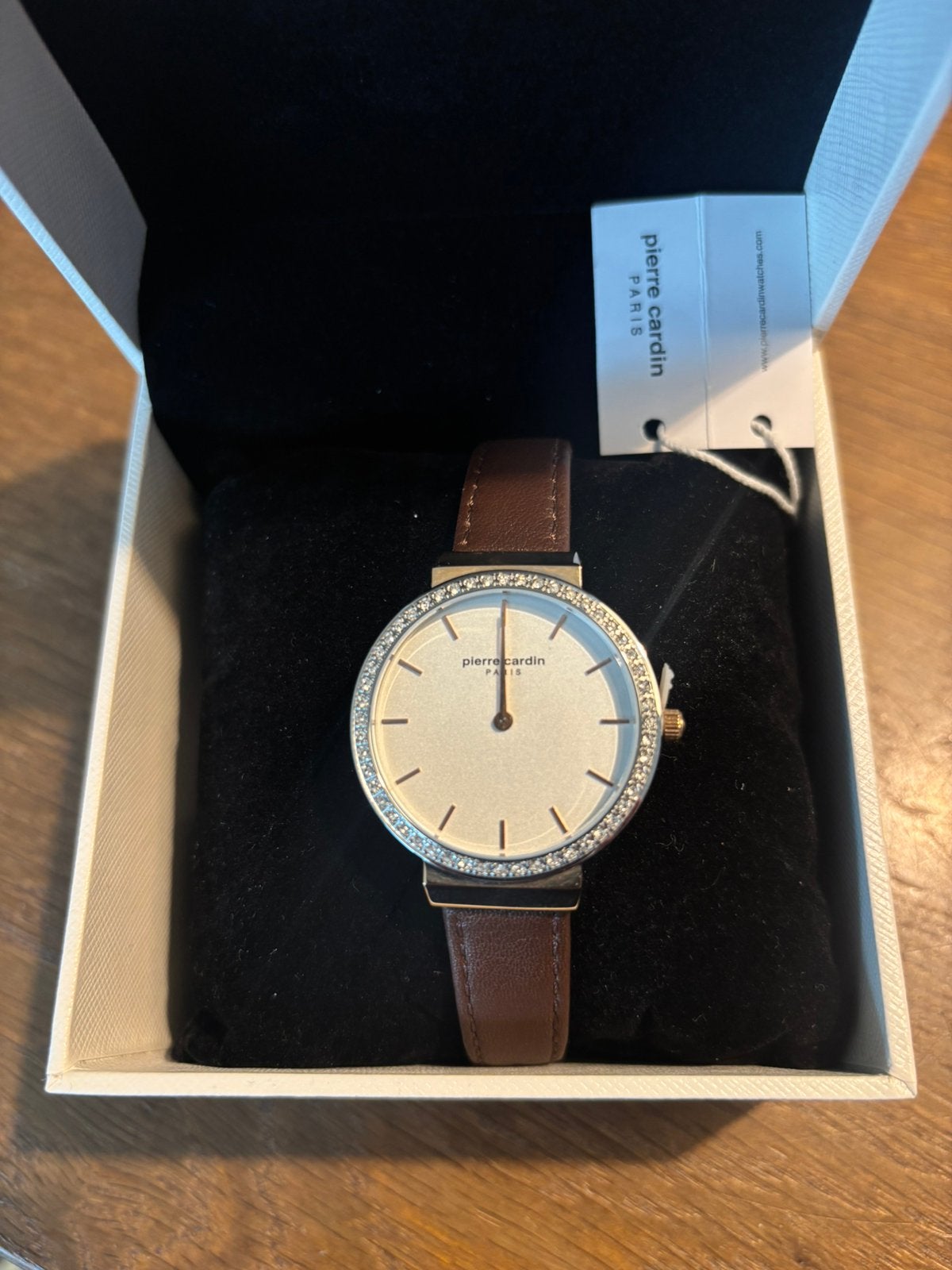 Nieuw horloge van Pierre Cardin, Ophalen of Verzenden, Nieuw, Leer, Overige merken