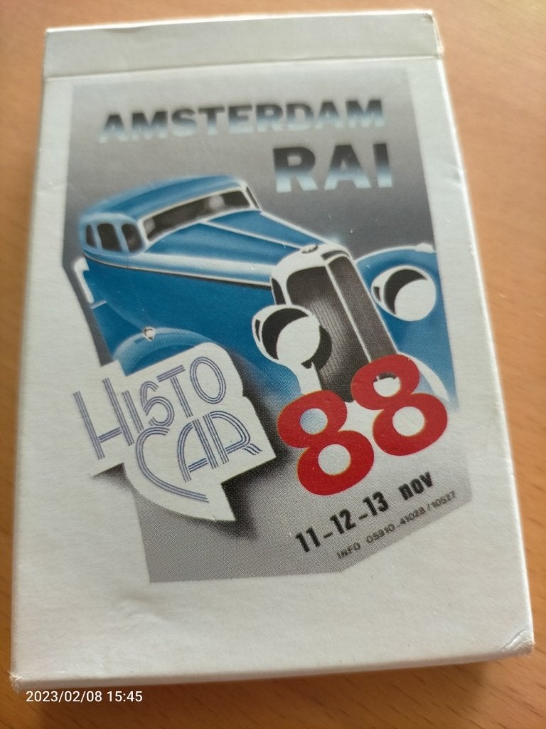 Kwartet spel amsterdam rai autos 1988, Verzamelen, Ophalen of Verzenden, Kwartet(ten)