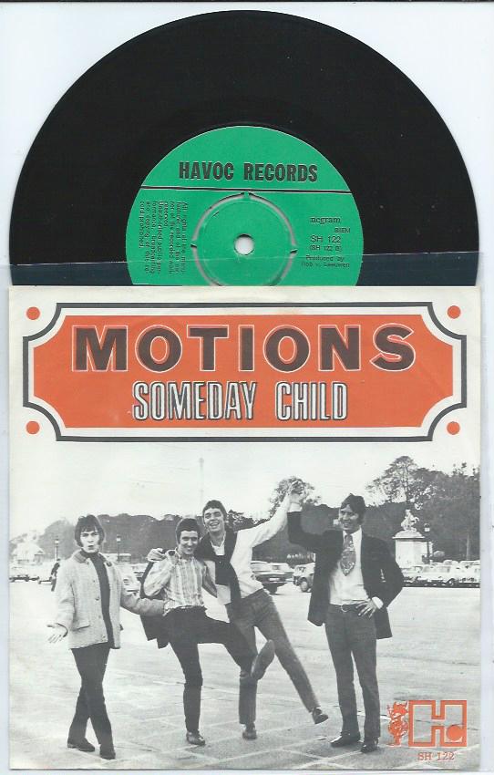 Nederbeat- The Motions- Someday Child Groen label!, Gebruikt, Verzenden, 7 inch, Fotohoes