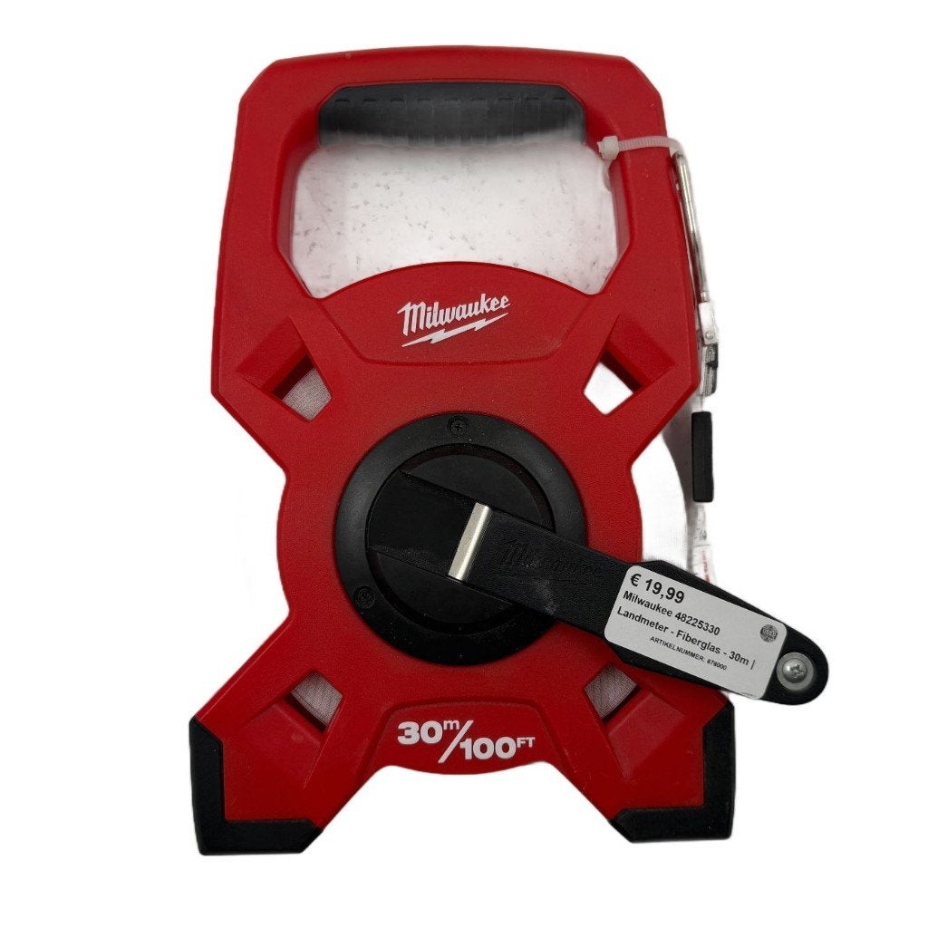 Milwaukee 48225330 Landmeter - Fiberglas - 30m |, Dordrecht@usedproducts.nl, Ophalen of Verzenden, Zo goed als nieuw, Used products dordrecht