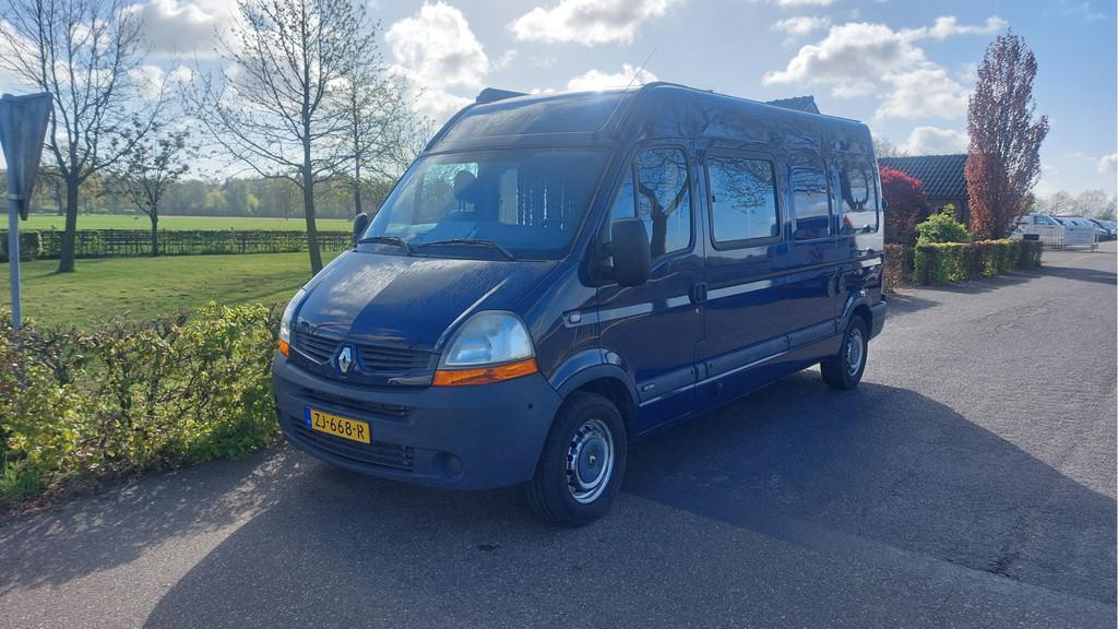 Renault MASTER camper T 35 L3/H2 2.5 DCI AIRCO BJ 2008, Caravans en Kamperen, Overige merken, Buscamper of Camperbus, Wijheseweg 65
8107PJ  BROEKLAND OV, NL