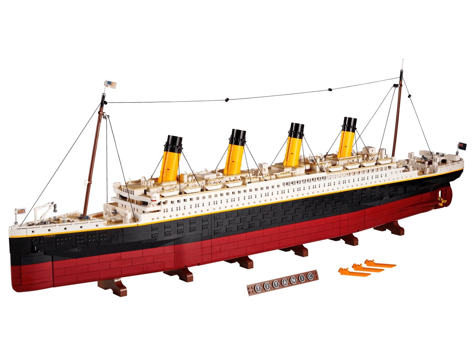 Lego Titanic - 80cm met boekje, Ophalen, Gebruikt, Overige merken