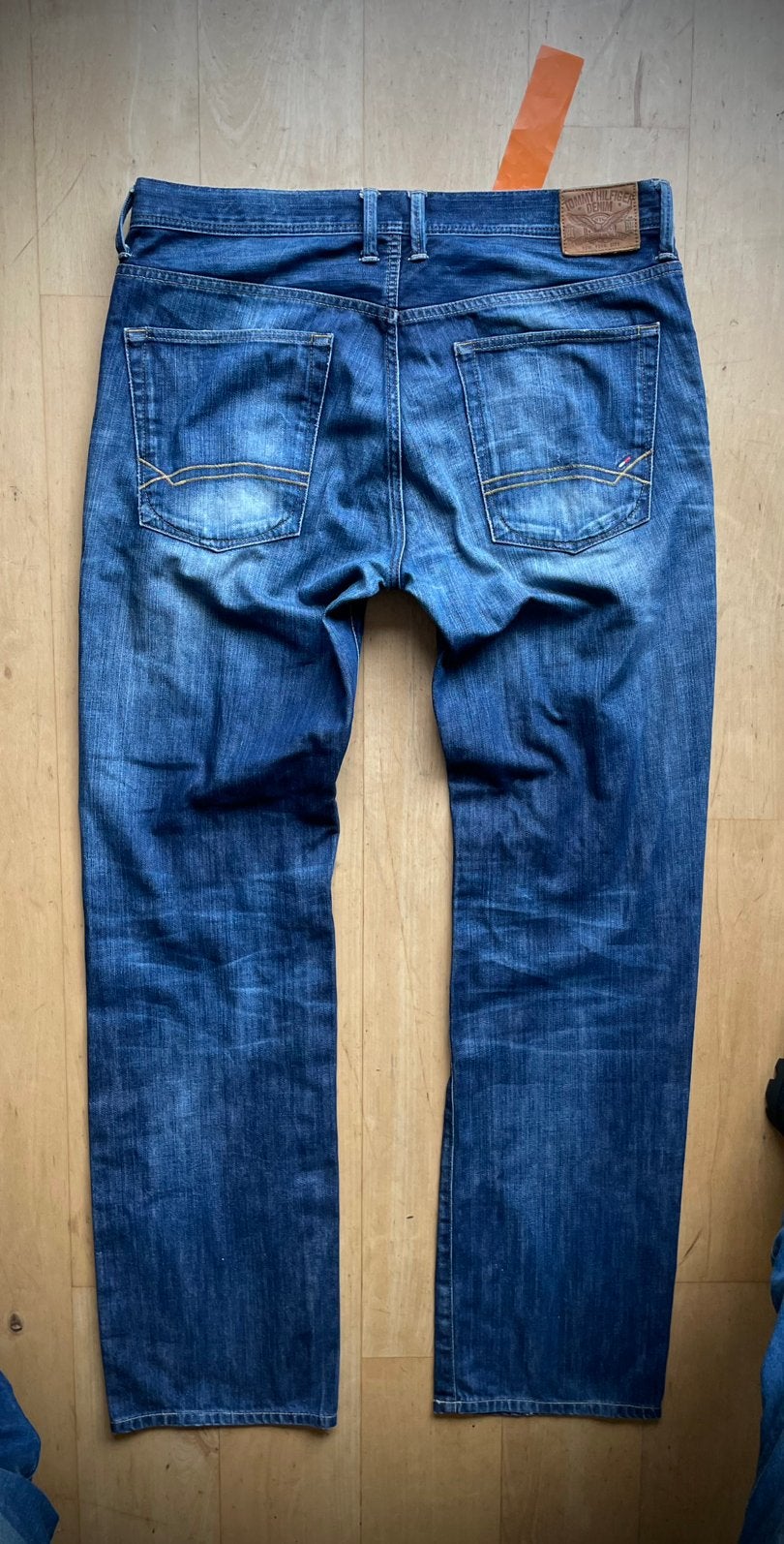 Tommy Hilfiger Wilson Regular jeans spijkerbroek W36 L36, Ophalen of Verzenden, Zo goed als nieuw, Blauw, W36 - W38 (confectie 52/54)
