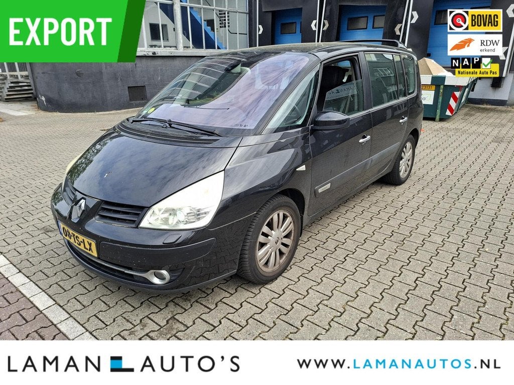 Renault Espace 2.0 T Initiale 7pl. *Leder*Navi*Airco*EXPORT, Auto's, Renault, Bedrijf, Te koop, Espace, ABS, Airbags, Airconditioning
