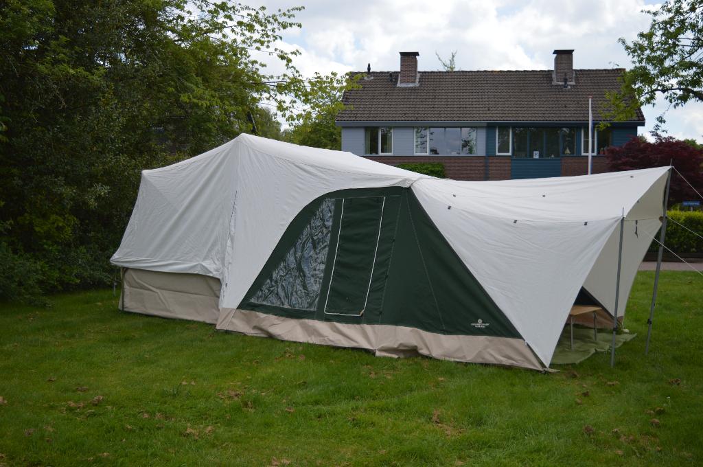 Combi Camp Flexi vouwwagen, Caravans en Kamperen, Ophalen, Combi-Camp, Tot en met 6, Groen