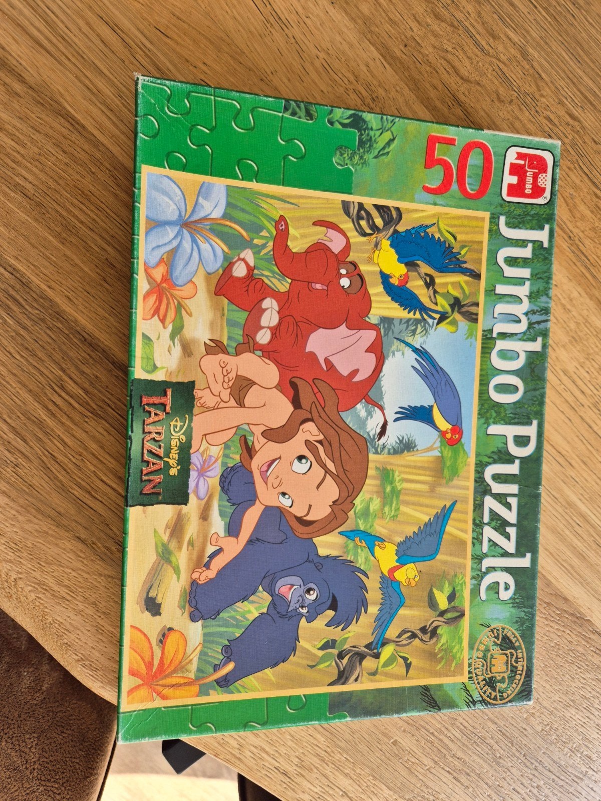 Jumbo Disney Tarzan Legpuzzel 50 stukjes, Kinderen en Baby's, Speelgoed | Kinderpuzzels, Ophalen of Verzenden, 10 tot 50 stukjes