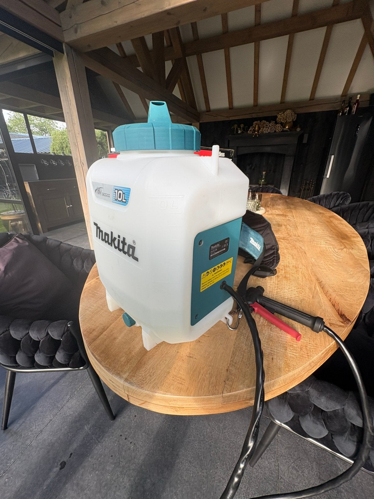 Makita DUS108Z LXT 18V rug spuit 10 liter, Ophalen, Gebruikt, Makita