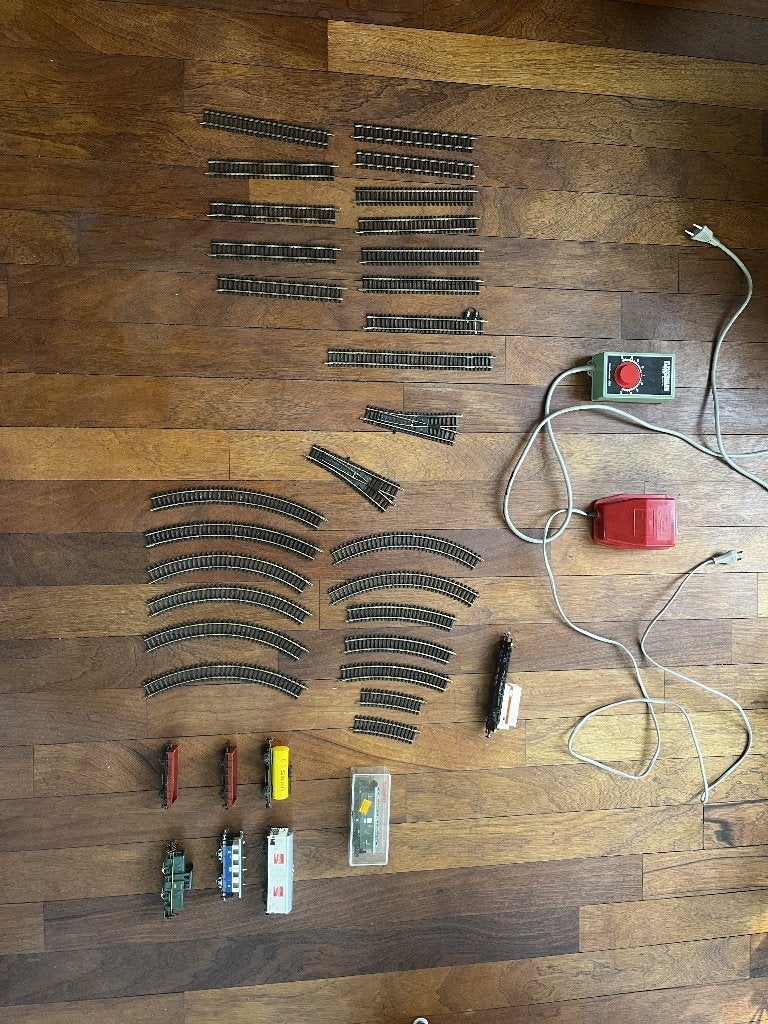 Modelspoortreinset H0 Fleischmann (jaren 80), Treinset, Ophalen of Verzenden, Zo goed als nieuw, Analoog