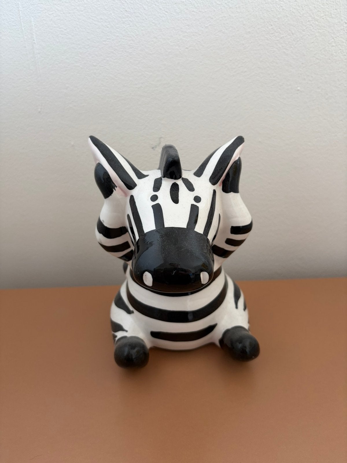 zebra spaarpot, Ophalen of Verzenden, Zo goed als nieuw, Steen, Aardewerk of Keramiek, Dier